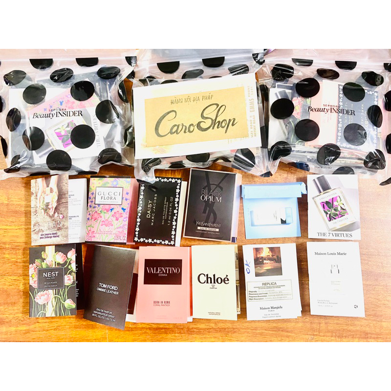 Test Vial nước hoa Pháp