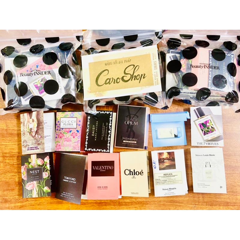 Test Vial nước hoa Pháp