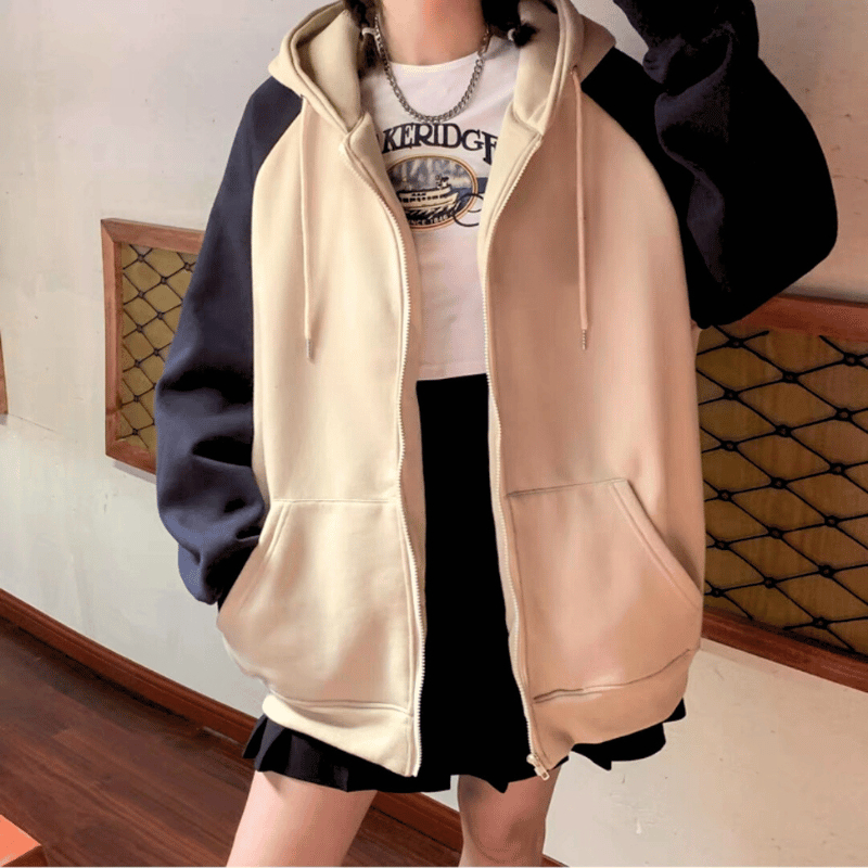 40-105Kg Áo khoác Nam Nữ RAGLAN Bigsize thời trang nón to, form rộng unisex