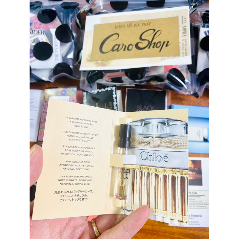 Test Vial nước hoa Pháp