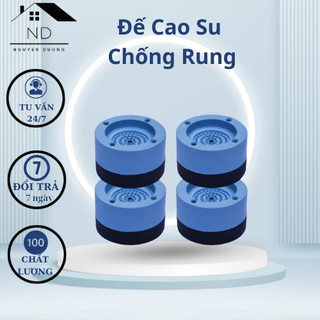Đế cao su chống rung máy giặt 4 đệm cao su