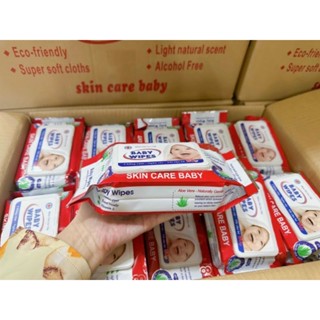 Khăn Ướt Không Mùi Dành Cho Em Bé Baby Wipes 80gr