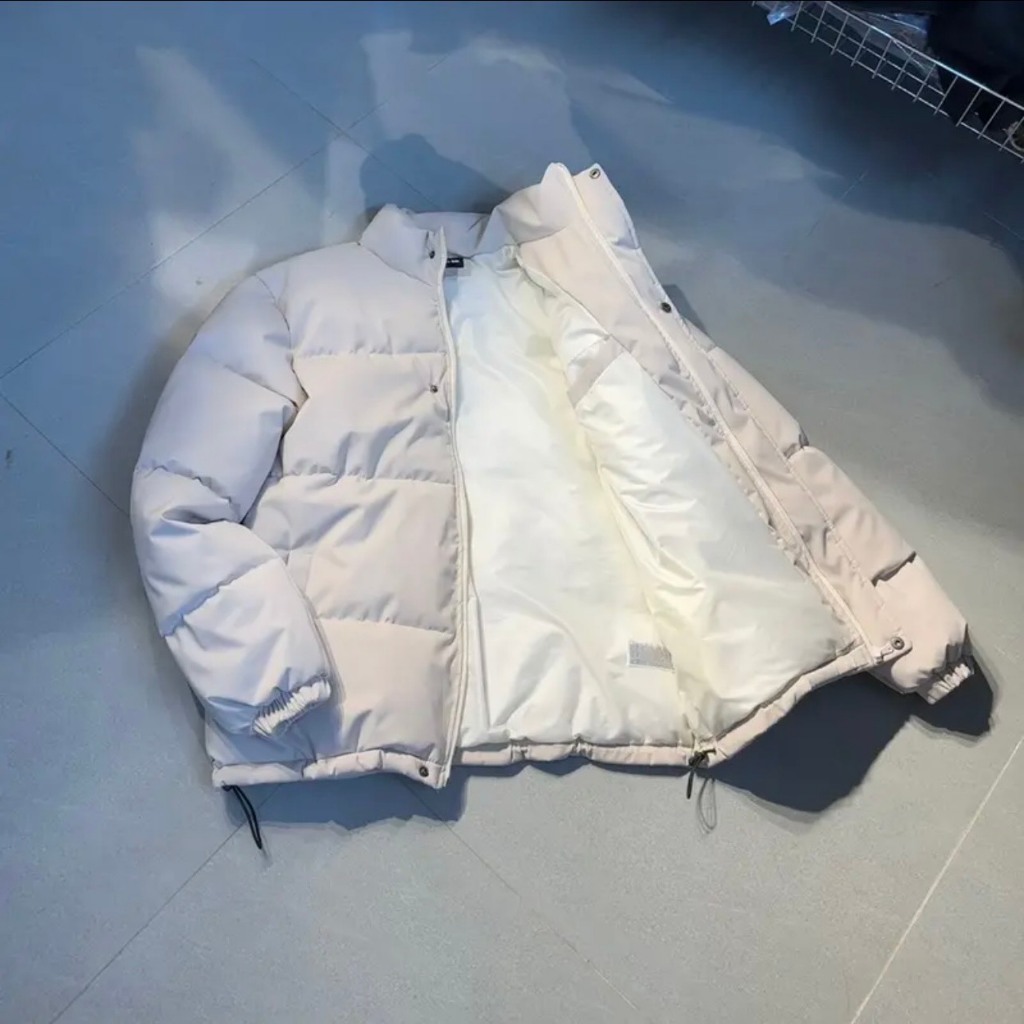 Áo Phao Béo Chần Bông 3 Lớp Nam Nữ  Basic Dễ Phối Đồ MNFS09