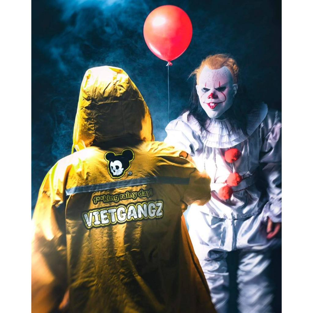 Áo mưa dây kéo Vietgangz-chú hề Pennywise