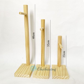 Giá treo chuông gió trang trí ban thờ bằng gỗ, giá treo tai nghe, giá treo cây cảnh chậu cây, giá treo decor trang trí