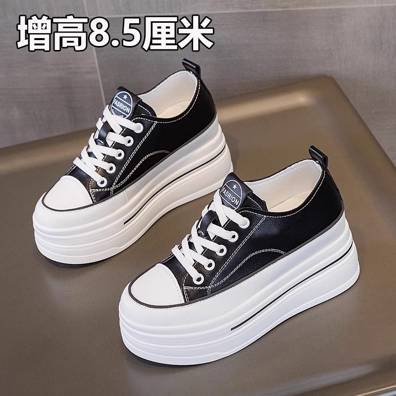 T65 giầy độn đế cao 8,5cm chất da mềm êm chân