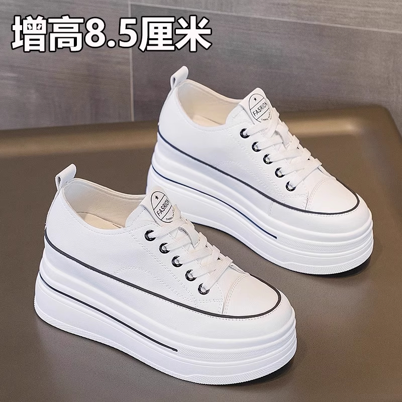 T65 giầy độn đế cao 8,5cm chất da mềm êm chân