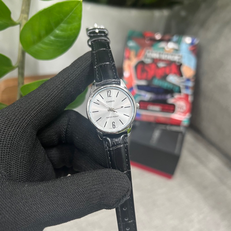 Đồng hồ nữ dây da Casio Anh Khuê LTP-V005L-7BUDF