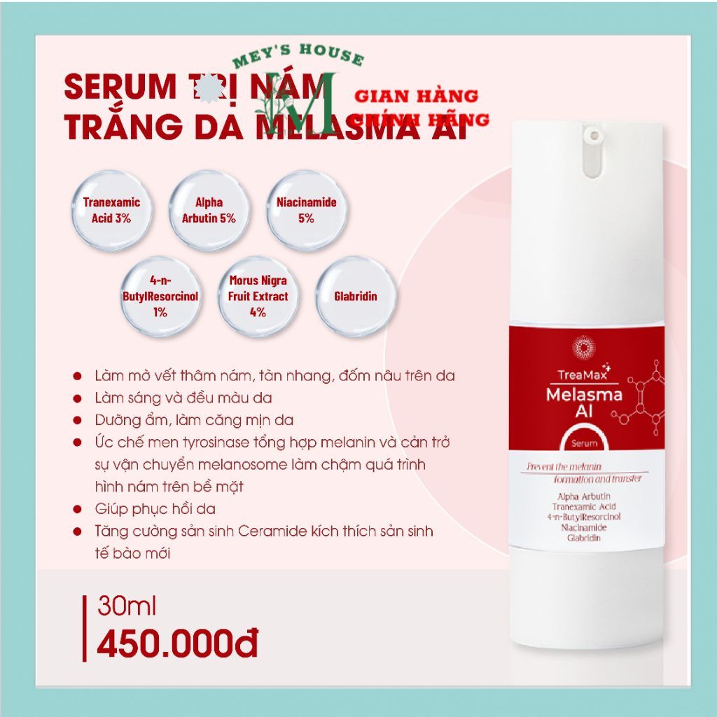 SERUM NÁM TRẮNG DA TREAMAX MELASMA AI 30ml
