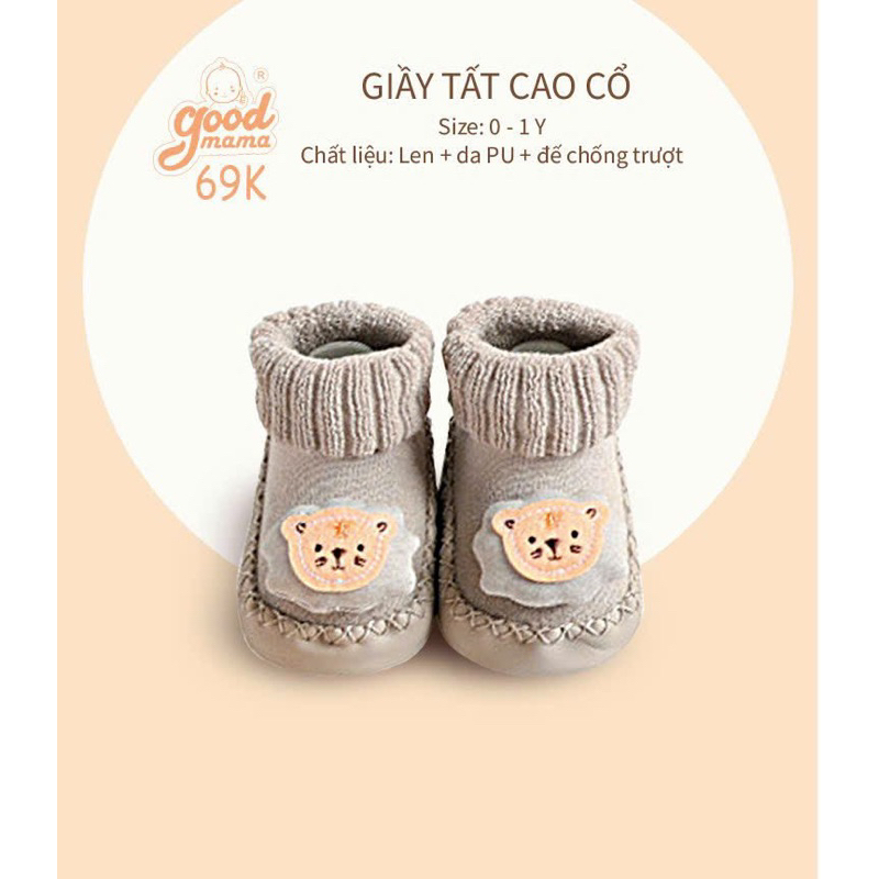 giày gấu Goodmama cho bé từ sơ sinh đến 1 tuổi