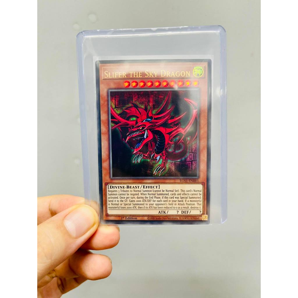 Lá bài thẻ bài Yugioh combo thần rồng Osiris Slifer The Sky Dragon – Ultra Rare - Tặng bọc bài nhựa bảo quản