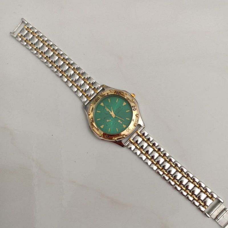 Đồng hồ si nhật nam hiệu SEIKO UTOPIA demi mạ vàng độ mới 87%