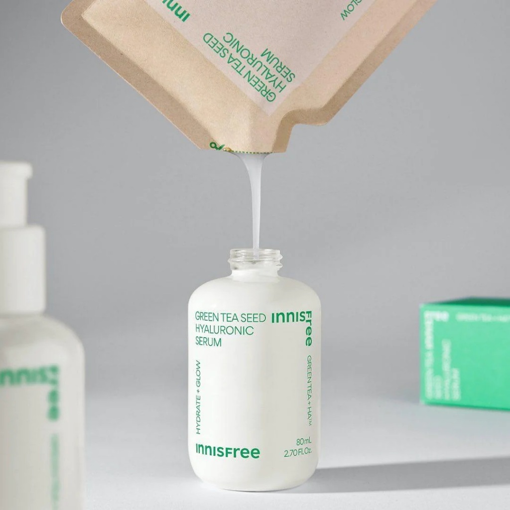 Tinh Chất Dưỡng Ẩm TRÀ XANH INNISFREE GREEN TEA SEED HYALURONIC SERUM