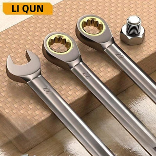  Cờ lê vòng miệng tự động Cr-V Nhật Bản,cờ lê tốc độ nhanh thép CR-V chịu lực cao 50BV30,kích cỡ 8mm-19mm 
