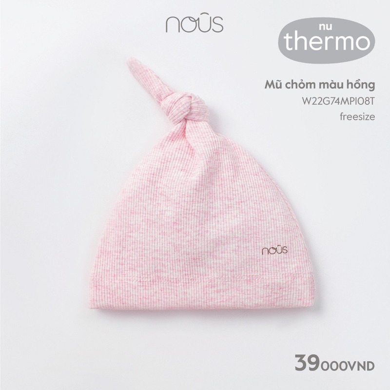 Mũ sơ sinh Nous - Chất liệu Nu Petit,  mềm, mịn nhiều mẫu cho bé trai bé gái