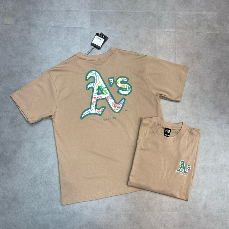 Áo Thun New Era Watercolor Floral NY Trắng * 13527214 - Áo Thun New Era Chính Hãng