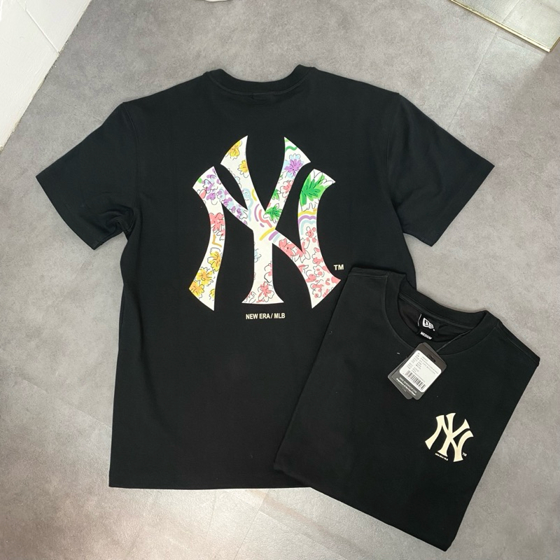 Áo Thun New Era Watercolor Floral NY Trắng * 13527214 - Áo Thun New Era Chính Hãng