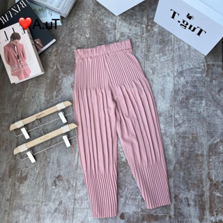 quần jogger nữ bo gấu dập ly quảng châu nhiều màu sắc - Quần dập li