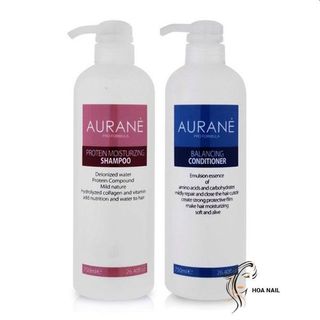 CẶP DẦU GỘI, XẢ AURANE 750ML