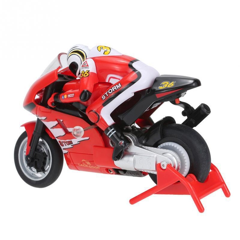 Xe máy mô hình điều khiển từ xa moto GP 1/32 2.4ghz có Gyro tích hợp kèm dây sạc, thăng bằng ổn định cao
