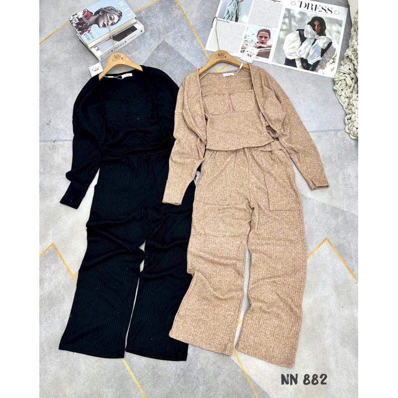 SÉT LEN LÔNG THỎ 3 MÓN HIT HOT