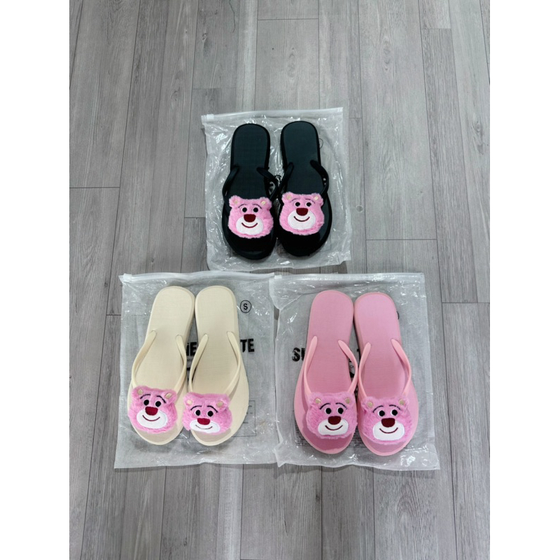 Dép TÔNG GẤU DÂU NHẠT