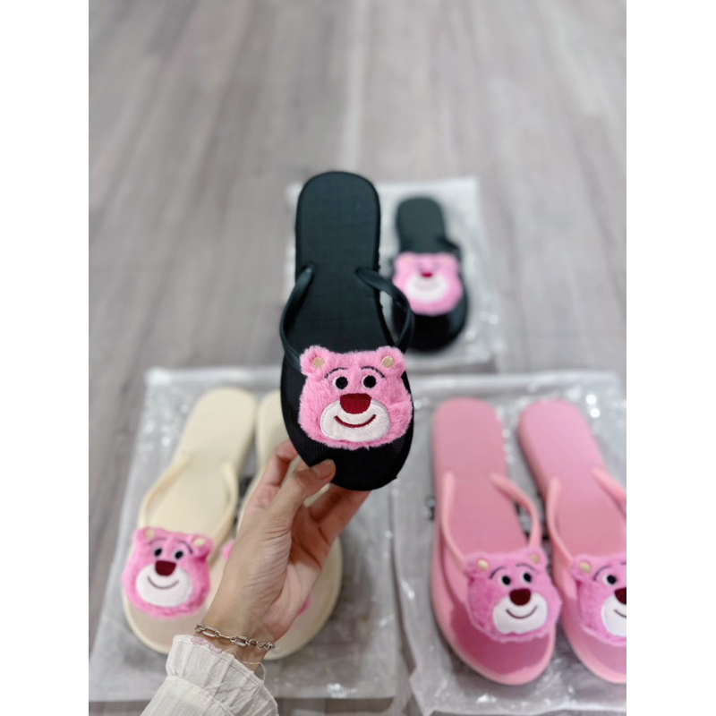Dép TÔNG GẤU DÂU NHẠT