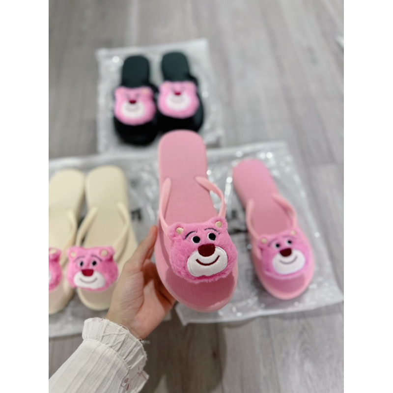 Dép TÔNG GẤU DÂU NHẠT