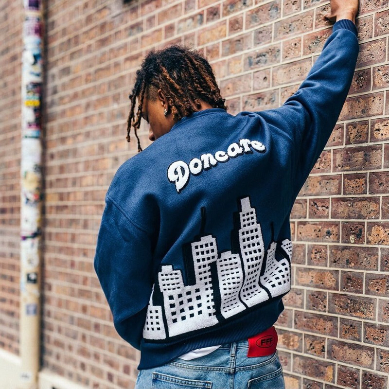 Áo Bomber - AFGK - Doncare City View Collage Varsity Jacket
