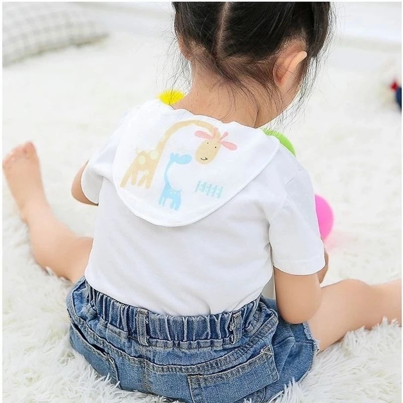 Sét 2 Khăn thấm mồ hôi lưng , ngực cho bé