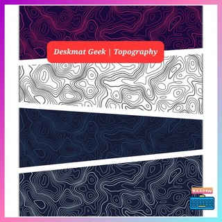 Geek Deskmat Topography | Pad trải bàn Geek Topography | Thảm trải bàn Geek Topography | Topography