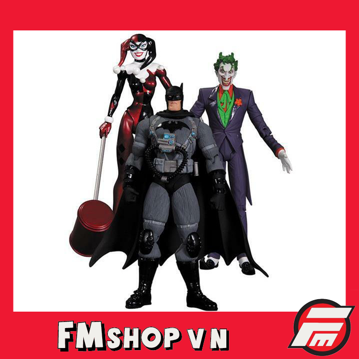 MÔ HÌNH CHÍNH HÃNG DC COLLECTIBLES BATMAN HUSH 3 FIGURE PACK