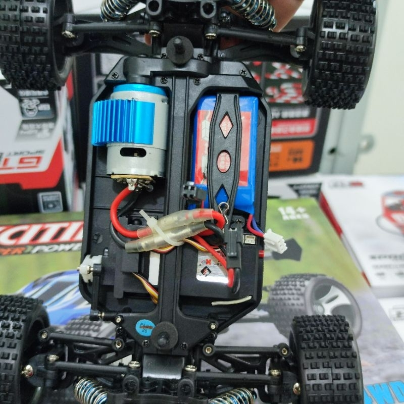 Xe điều khiển Buggy Wltoys XK 184011 1/18 4WD RTR tốc độ cao, kèm pin sạc về mở hộp là chơi