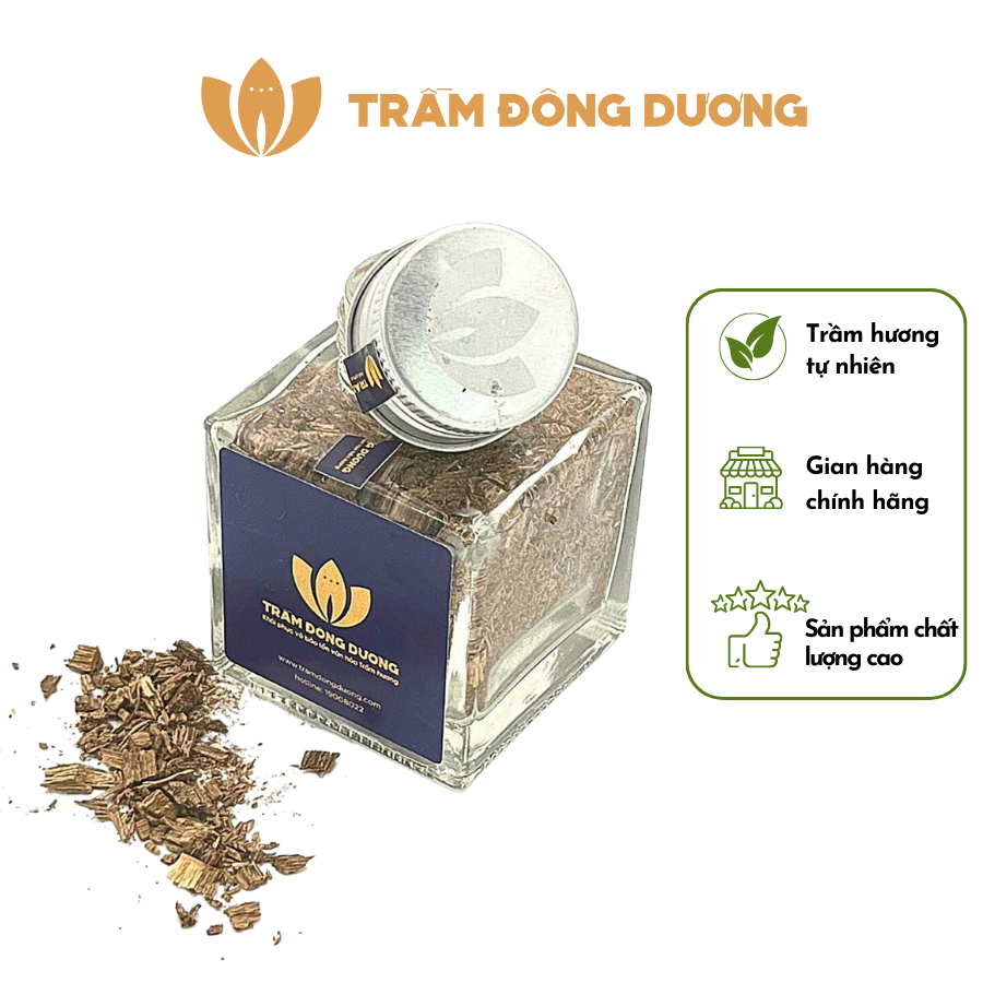 Trầm Kiến Cắt Sẵn - Trầm Đông Dương - 15Gram - Dùng Để Xông Nhà, Phòng Ngủ, Đem Lại May Mắn, Tài Lộc, Giúp Thư Giãn.