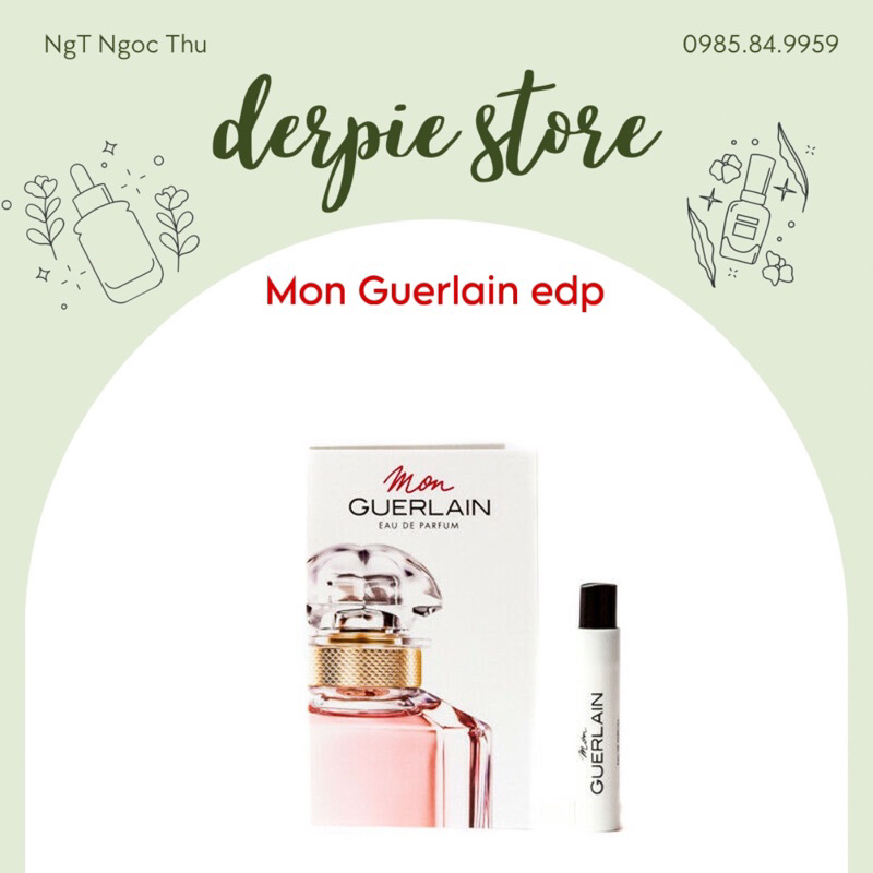 [ VIAL ] Nước hoa nữ Mon Guerlain EDP - ngọt ngào oải hương, caramel