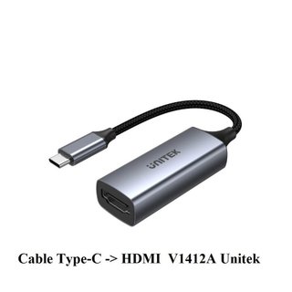 Cáp Type-C sang HDMI Unitek Y-6319/ V1412. Chính hãng phân phối - BH 12 tháng