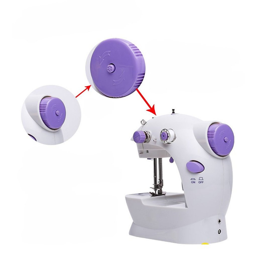 Máy May Để Bàn - Máy Khâu Mini Có Đèn Led Gia Đình Hỗ Trợ May Vá SIêu Tiện Lợi