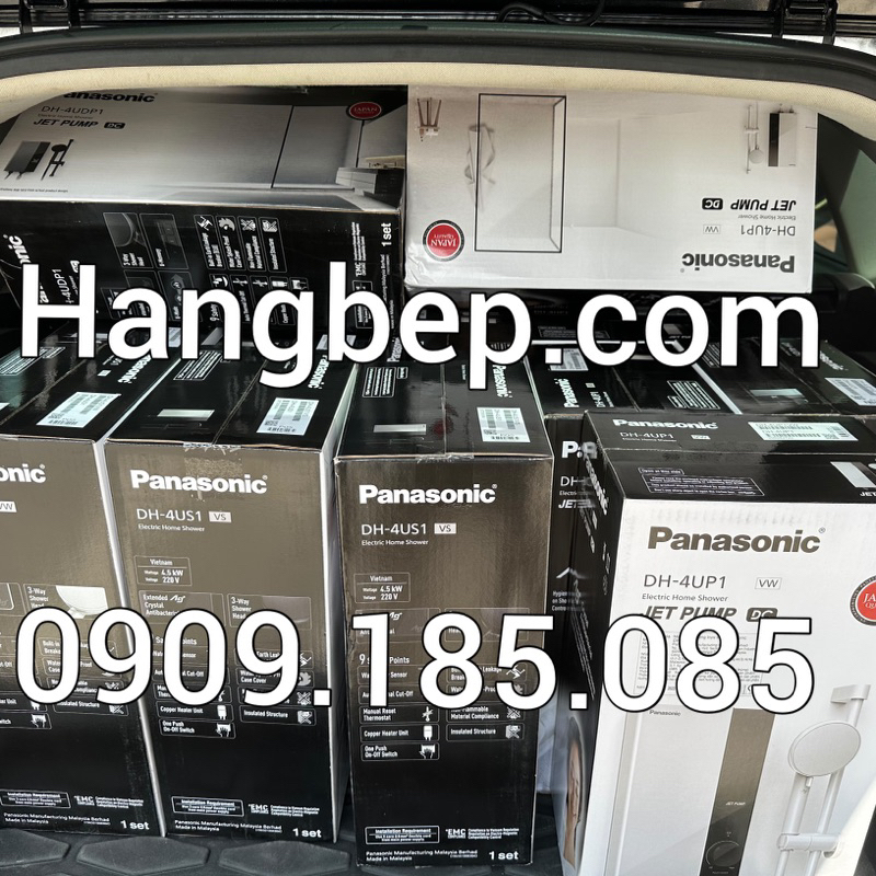 Máy nước nóng trực tiếp 3500W Panasonic DH-3RL2VH không bơm / DH-3RP2VK có bơm trợ lực - Giadung_Smart