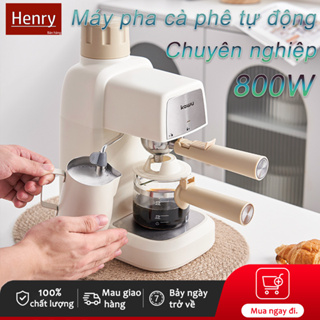 Henry Máy pha cà phê điện Máy pha cà phê 800W Máy xay sữa Máy pha cà phê chuyên nghiệp 12 tháng bảo hành