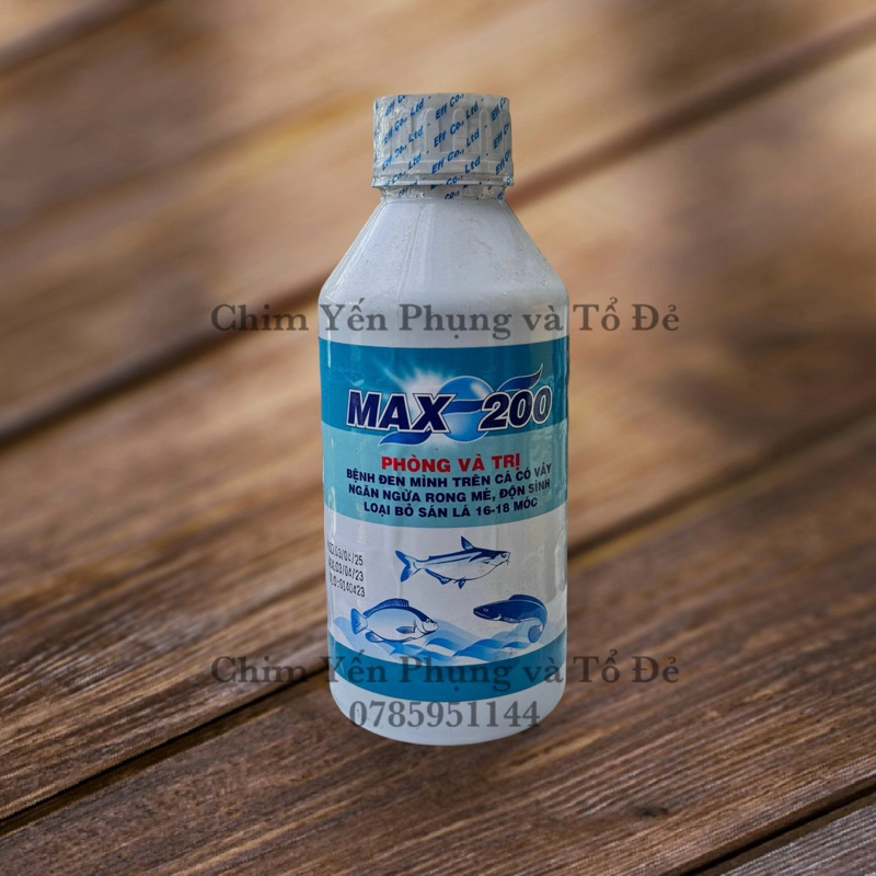 MAX 200-EFF CHUYÊN TRI NHIỄM KHUẨN TRÊN THỦY SẢN, XỬ LÝ MÔI TRƯỜNG NUÔI THỦY SẢN.