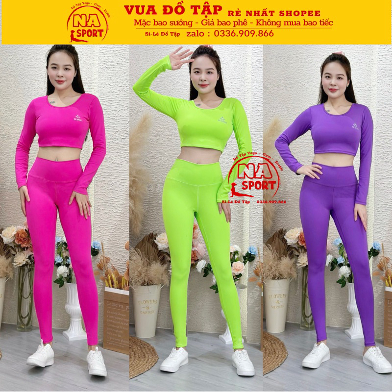 Bộ tập dài tay quần dài khoét lưng hàng đẹp
