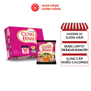 Thùng 30 gói mì ăn liền Cung Đình sườn 80g
