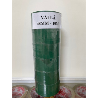 Cả cây băng keo vải màu xanh lá dán bạt, vá bao 48mm x 10m