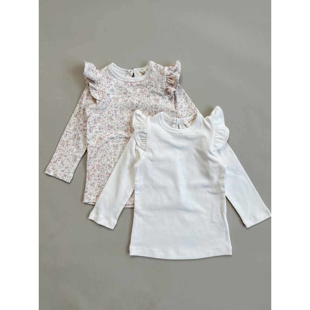 Wing Long Sleeve Top ( Áo Cánh Tiên Dài Tay Bé Gái Cotton ) macro & micro