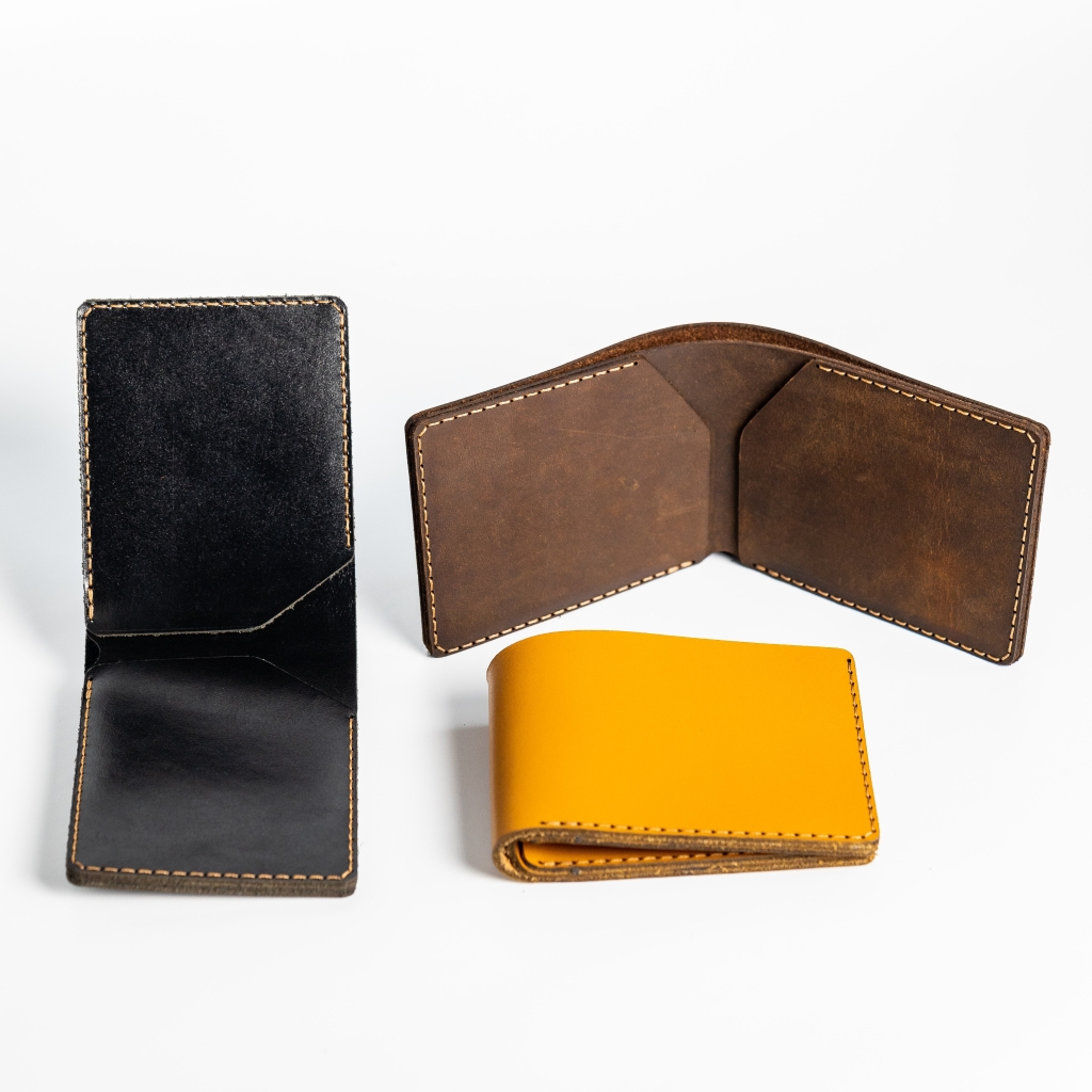 Ví nam nữ HILAS 3 - Da bò thật, cắt laser tinh xảo, khâu thủ công tỉ mỉ, thiết kế đơn giản