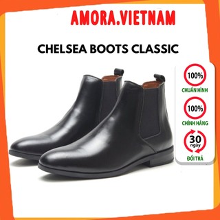 Giày boots nam Chelsea Boots Classic đế khâu-CB548 nhám sp10