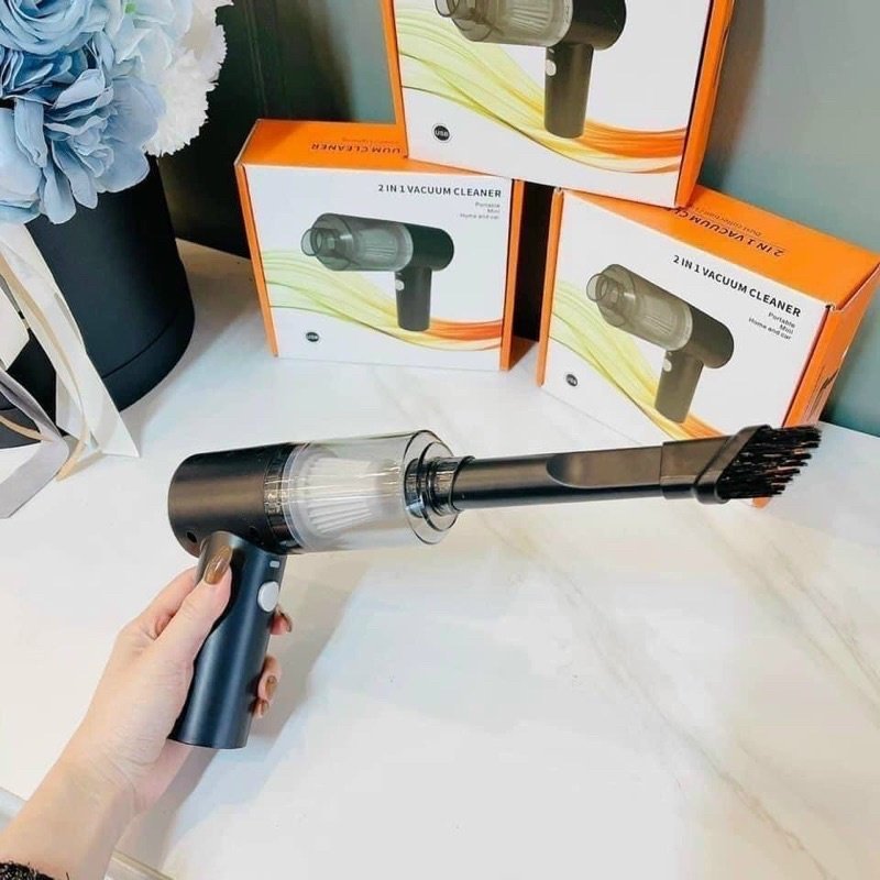 Máy Hút Bụi Cầm Tay Không Dây Siêu Mini Lực Hút Cực Mạnh - Máy Hút Bụi Ôtô Đa Năng Tiện Lợi