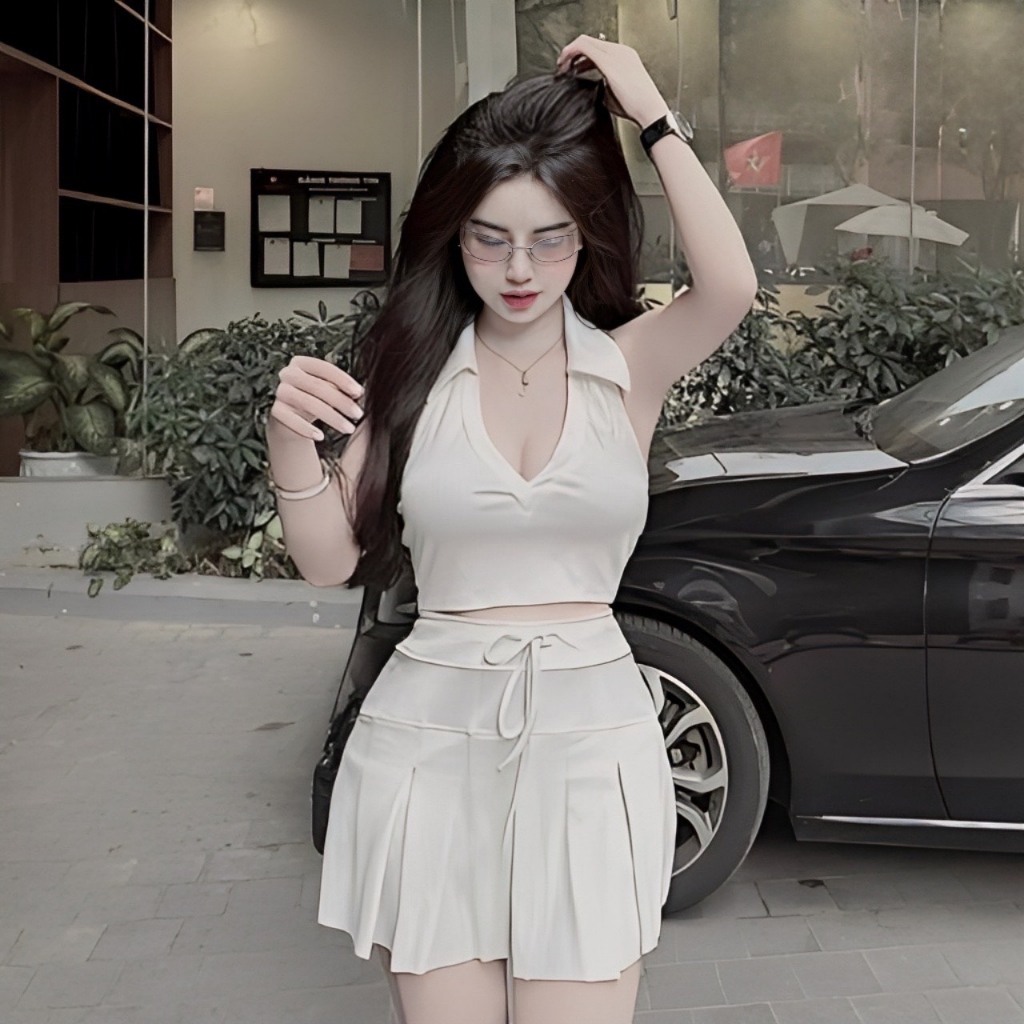 Đầm Body 2 Dây To Kèm Chân Váy Siêu Gợi Cảm, Váy Đầm Đi Chơi Cá Tính Quyến Rũ Thời Trang Cao Cấp MINION D016