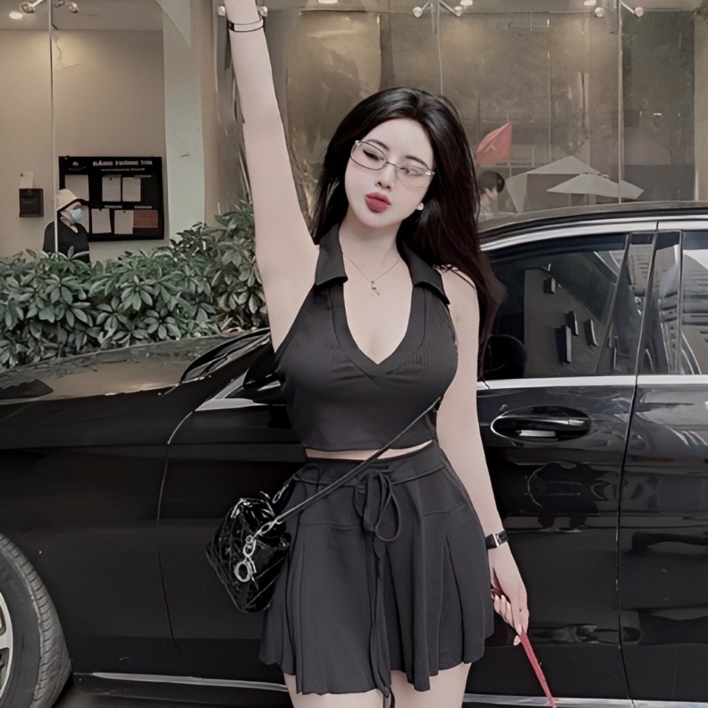 Đầm Body 2 Dây To Kèm Chân Váy Siêu Gợi Cảm, Váy Đầm Đi Chơi Cá Tính Quyến Rũ Thời Trang Cao Cấp MINION D016