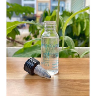 Lọ chiết mực viền đen 💗xả kho💗trong suốt như hình - chai nhựa 30ml 60ml 120ml 250ml chiết mực.